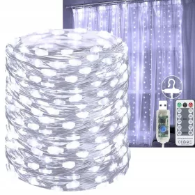   VISEĆE LAMPE GIRLANDA LED ZAVJESA ZA PROZOR STEPENICE SVJETLA