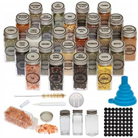   Set začina Ruby sa 24 staklenke od 120 ml + etikete + pribor