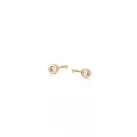 ZLATNE naušnice s cirkonima ANIA KRUK