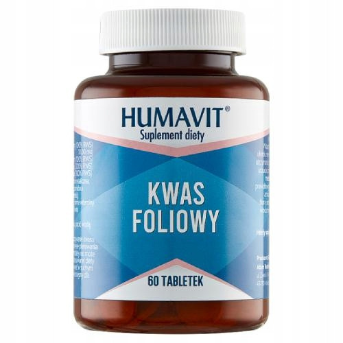 HUMAVIT Vitalna formula Folna kiselina + vitamini B6 B12 E 60 tableta