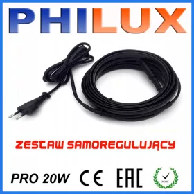 PHILUX Samoregulirajući Grijaći Kabel PRO20W 15m 300W
