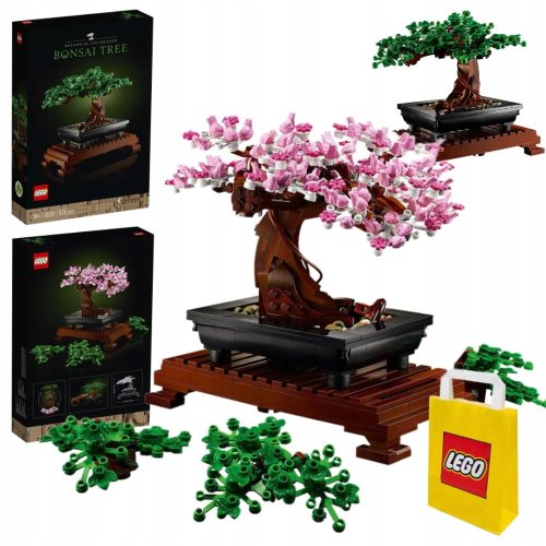  LEGO ICONS 10281 Bonsai Tree + VP papirna vrećica LEGO 6315792 Medium