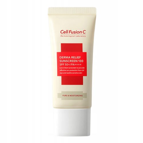 Cell Fusion C Derma Relief Sunscreen SPF50+ - Hidratantna krema za sunčanje s cinkom