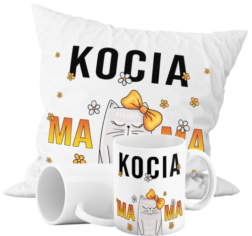  ŠALICA+JASTUK SET MAČKA MAJKA MAČKE ŠALA PARODIJA