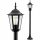 Rasvjetni stup za vrt Lumiled Bellis E27 110 cm crni