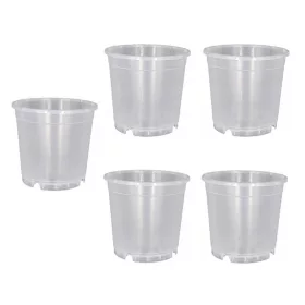    Amazone teglica za cvijeće 15 cm x 15 x 14 cm promjer 15 cm plastična prozirna