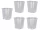  Amazone teglica za cvijeće 15 cm x 15 x 14 cm promjer 15 cm plastična prozirna