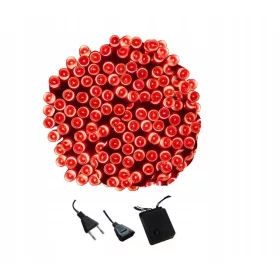 Lampice za bor 300 LED crvene svjetlosti
