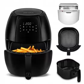    ZEEGMA ZE-KNAPPER GRAND BLACK 1800 W friteza bez masnoće 7,7 l