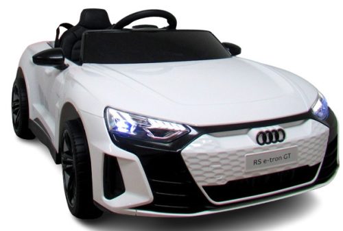 AUDI E-TronGT Bijelo Električno Automobil na Baterije s Kožnim Daljinskim Upravljačem