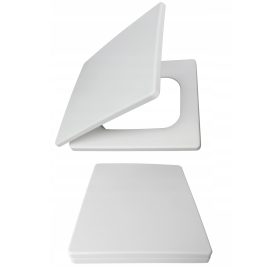 Elegantna WC daska Estiva LORIDA, bijeli duroplast