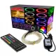 Lampe 10m 100 LED RGB svjetlosne žice s daljinskim upravljačem i USB priključkom