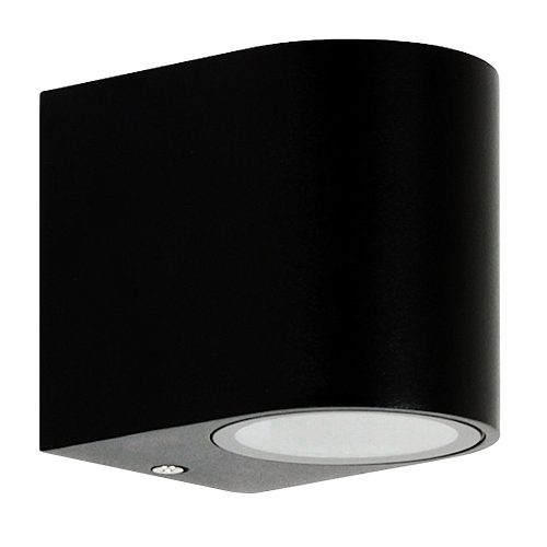 Kinkiet crna vrtna zidna svjetiljka s integriranim 35 W LED izvorom