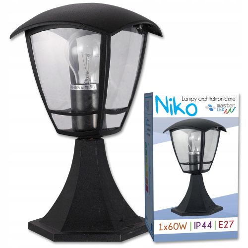 Masterled E27 vrtna svjetiljka 40 cm crna