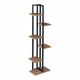 Stalak za cvijeće Loft 6 razina 120x34x21cm metalni