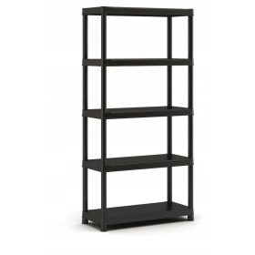 KETER Plastična Polica R54620 crna 90 x 182 x 45 cm