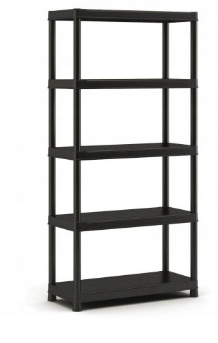KETER Plastična Polica R54620 crna 90 x 182 x 45 cm