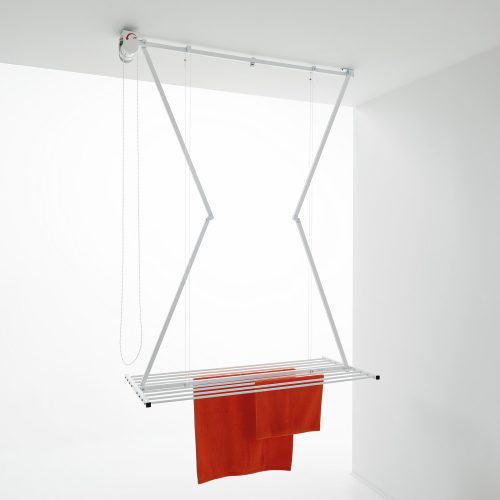 Balkon, posteljina, kada, vrt, strop, samostojeća vertikalna sušilica Foxydry 25-25 cm x 152-152 cm
