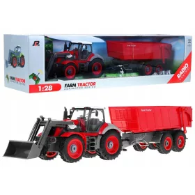   VELIKI TRAKTOR SA DALJINSKIM UPRAVLJANJEM I PRIKOLICOM Veliki traktor sa daljinskim upravljanjem i prikolicom je zabavna igračka koja pruža satima zabave i igre