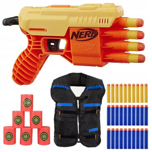 Nerf Alpha Strike Fang QS-4 + Kamizelka + Cele