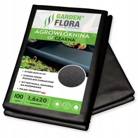   Agrotekstil - Malčiranje agrotekstila (protiv korova) GF Agro crno 160 x 2000 cm 100 g/m²
