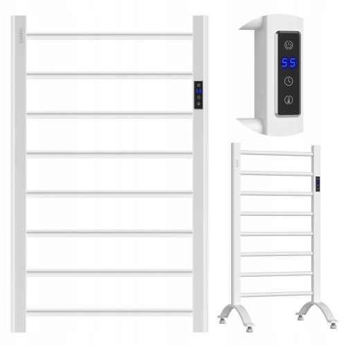 Električni kupaonski radijator EBERG ETS 200 s ljestvama, 200W 2u1, bijeli
