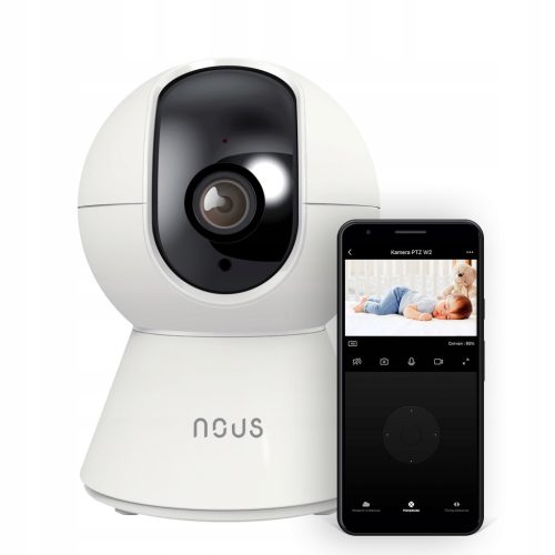 Inteligentna kamera NOUS W5 WiFi PTZ IP 3MP Full HD