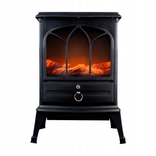Električni kamin s efektom plamena Aga MR8106 crni 1800 W 40 x 55 x 27 cm