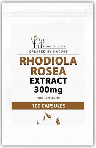 FOREST Vitamin Rhodiola 300mg, Ekstrakt Ružičastog Korijena s 100 kapsula