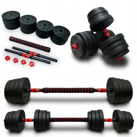  SportForFun podesive bitumenske bučice 2x 15 kg