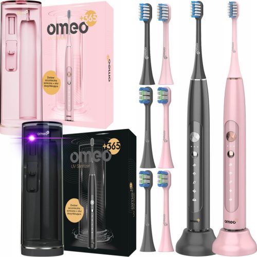  2x OMEO +365 par zvučnih četkica za zube