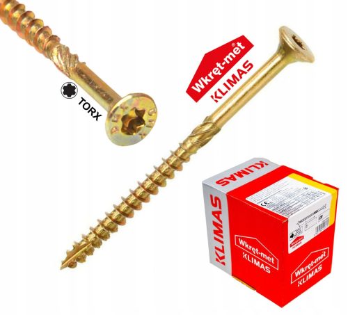 Vijci za drvo s torx glavom 5x120mm - Pakiranje od 200 komada