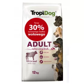 TropiDog suha goveđa hrana 12 kg