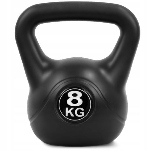  Kettlebell 4FIZJO 8 kg crni