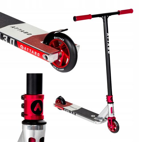 ATTABO EVO 3.0 Freestyle Skuter, Crvena