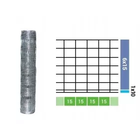 MREŽICA ZA ŠUMSKU OGRADU 100/8/15 L + SKOBLE 50m