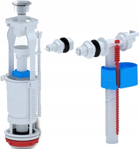 Ani-Plast Ventil za WC Ispiranje 1/2" + 3/8" Univerzalni Zestaw
