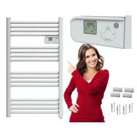   Električni Kupaonski Radijator Goodhome 500W 550 x 980 mm Bijeli