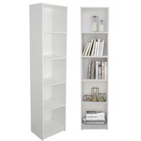 EWA POLICA ZA KNJIGE 40 CM x 182 CM x 30 CM BIJELA