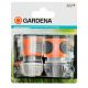 Gardena Komplet Brzih Spojeva 1/2" Bez Legure + Sa Legurom 18279-20 za Crijevo