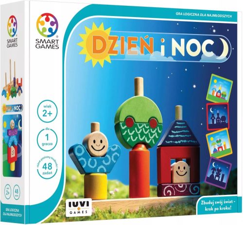 Pametne igre Dnevna i Noćna Logička Igra za Djecu od 2 Godine