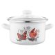 Garnek emajlirani Emalia Pleszew Rubinka 16 cm 2 l