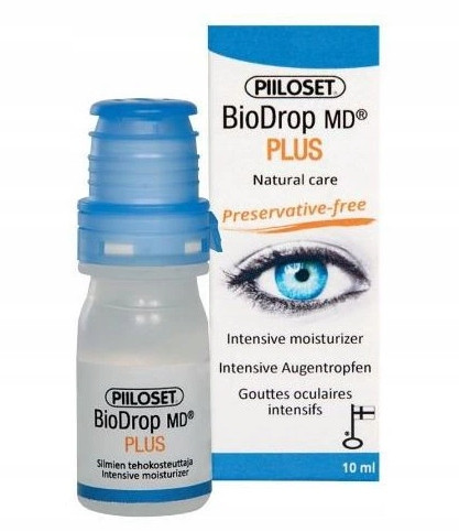 BioDrop MD®Plus: Krople Nawilżające Do Oczu Bez Konserwantów (10 ml)