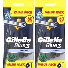 Gillette Blue 3 Smooth Maske za brijanje, 12 kom.