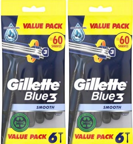 Gillette Blue 3 Smooth Maske za brijanje, 12 kom.
