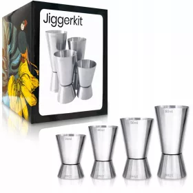 Set od 4 barmenske mjere |15/30 20/40 25/50 30/60