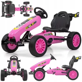 Milly Mally Raketa Roza Go-Kart s Pedalama