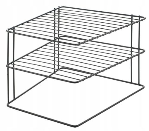 Stalak za kuhinjske ormariće Metaltex LAVA 25x25x19 cm crni