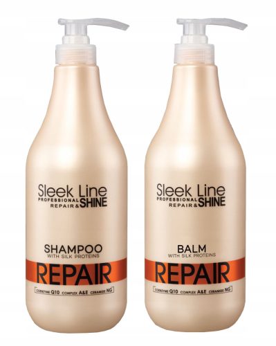 Regenerirajući šampon Stapiz Sleek Line Repair za hidrataciju i obnovu 1L