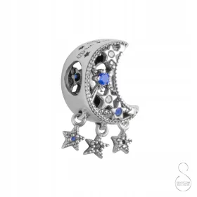    CHARMS MOON STARS NIGHT SREBRNI PRIVJESAK ZA MODULARNU NARUKVICU Ag 925